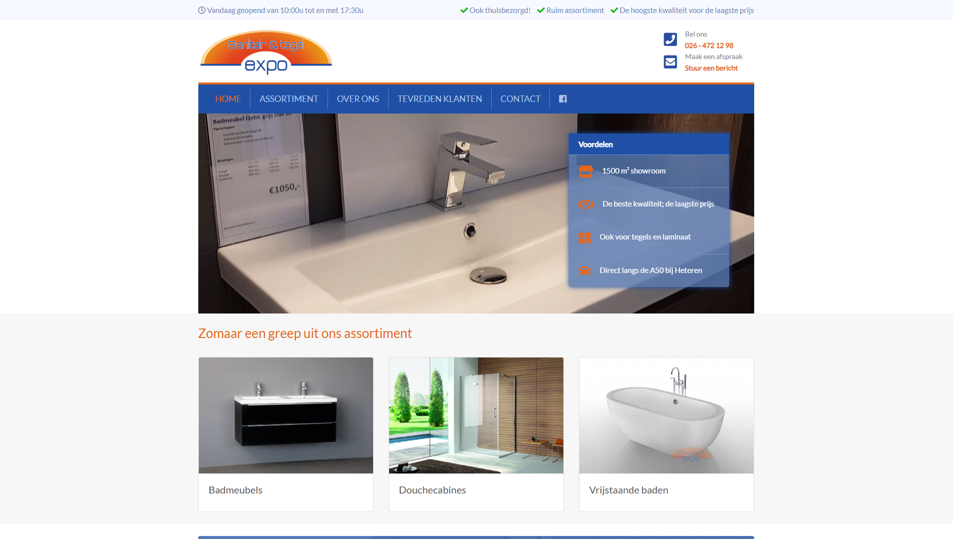 Sanitair & Tegel Expo in Heteren